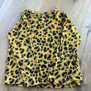 Kip & Co Animal Print Shirt Size 7